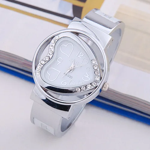 Модный бренд женские часы полный браслет кварцевые наручные с бриллиантами в