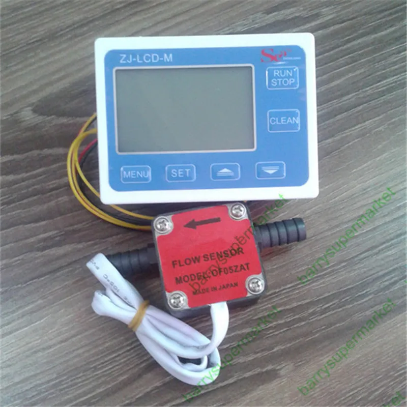 Flow meter fuel gauge flowmeter caudalimetro counter flow indicator sensor diesel gasoline Gear flow sensor with LCD flow meter