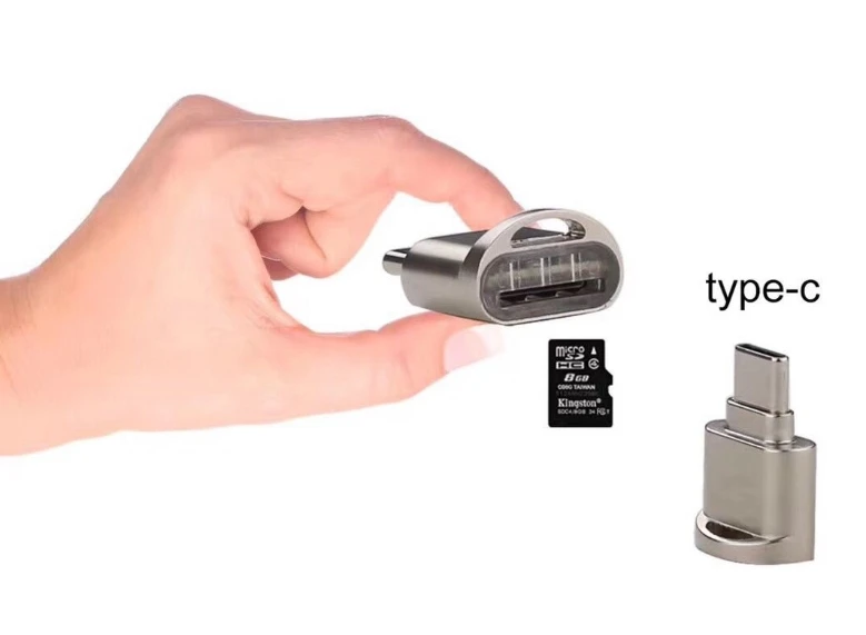 Тип usb C кард-ридер USB3.1 Тип-C OTG адаптер Поддержка Micro SD TF слот для карт памяти