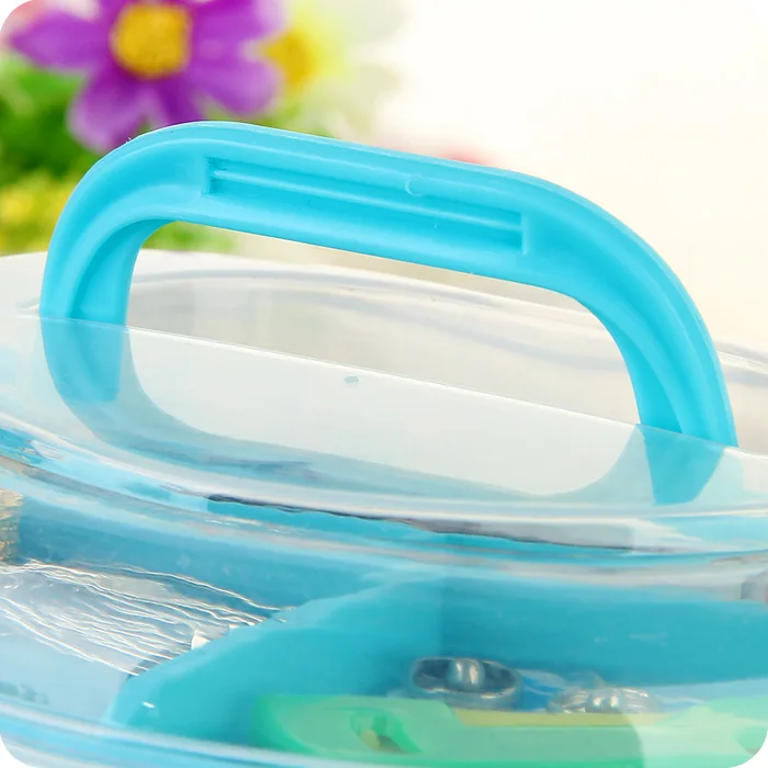 Новый портативный домашний комплект для шитья Мини дорожная ПП швейная коробка с