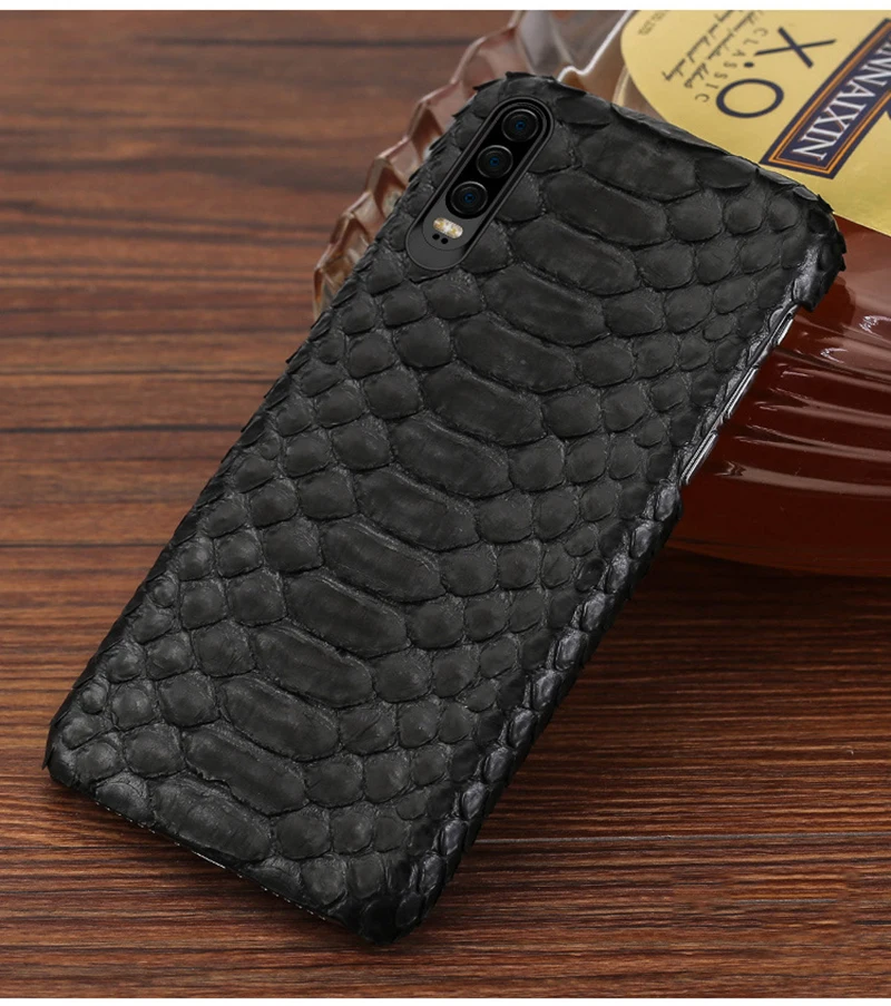 Чехол из натуральной змеиной кожи для huawei P30 Pro P20 Lite P10 чехол из кожи питона ручной работы Honor 10 9 View Note mate 20 P 30