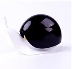 black 120 мл портативные Бутылочки для дозирования шампуня с героями мультфильмов, аксессуары для ванной комнаты, диспенсеры для жидкого мыла в форме улитки, пресс - Цвет: black