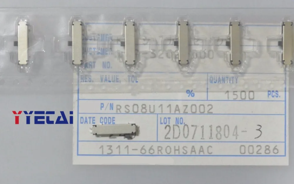 

YongYeTai RS08U11AZ001/RS08U11AZ002 Малогабаритный скользящий потенциометр 20K Бесплатная доставка