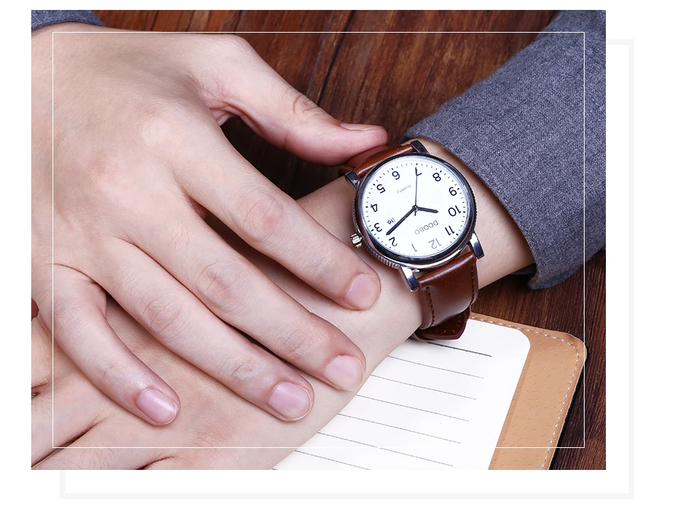 DOOBO оригинальные мужские кварцевые часы Reloj Hombre кожаные деловые часы мужские часы с хронографом армейские военные часы спортивные для мужчин