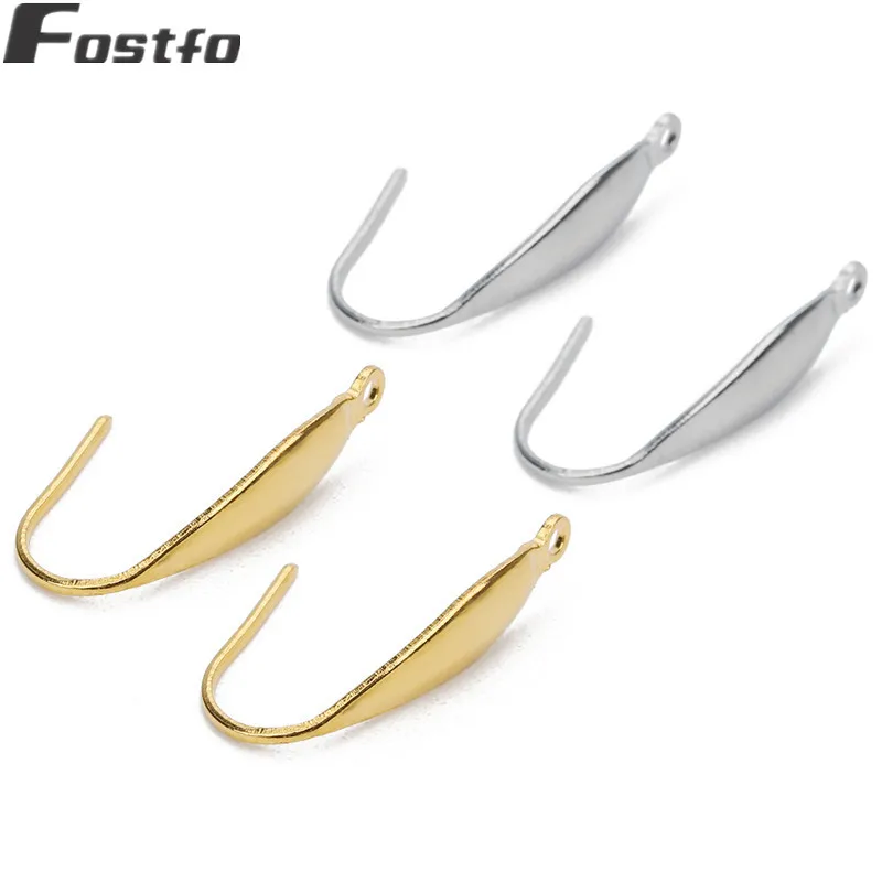 Застежки для сережек из нержавеющей стали золотистые/серебристые 10 шт./лот 20 5 х13