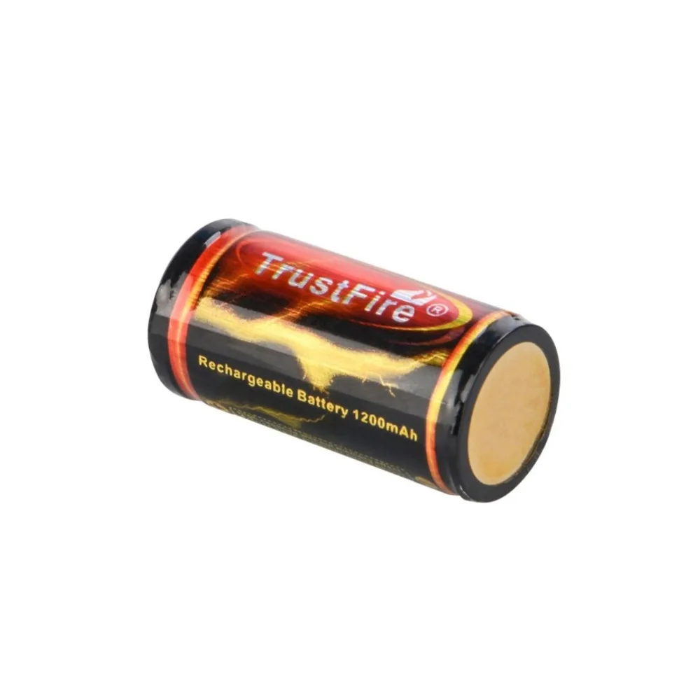 4 шт./лот Trustfire bateria 3 7 v 1200mah 18350 перезаряжаемая литиевая батарея для светодиодного фонарика|Перезаряжаемые