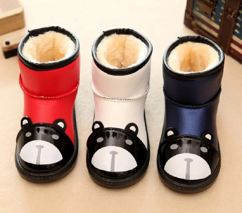 Новая зимняя детская обувь для маленьких девочек и зимние ботинки мальчика