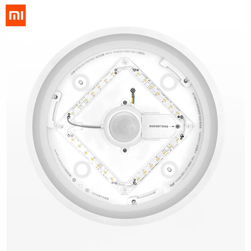 Оригинальный Потолочный Мини светильник Xiaomi Mijia Yeelight с датчиком
