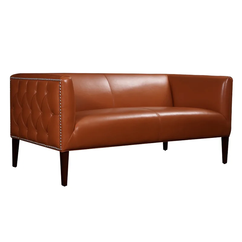 U BEST Флоренция Knoll стиль 3 местный диван комфорт и замечательный настоящая кожаная