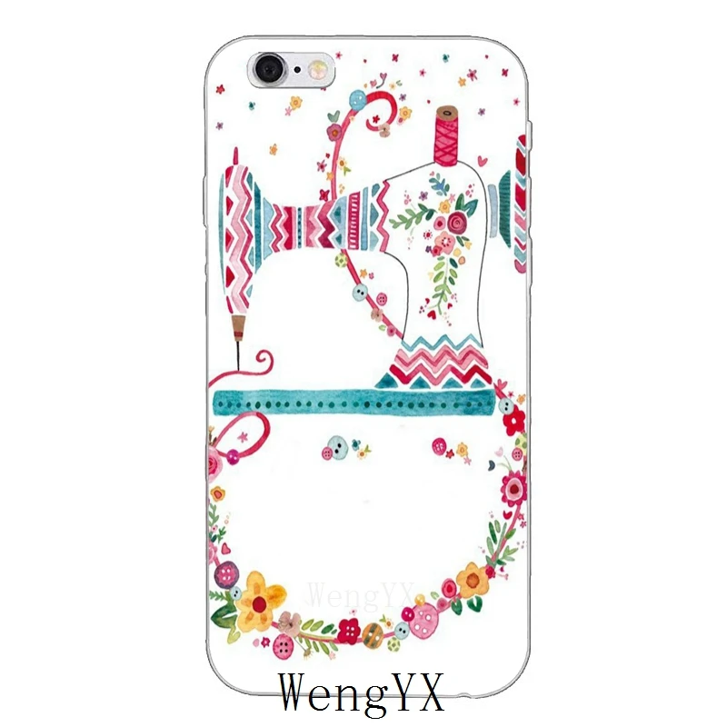 Чехол для huawei Honor 4C 5A 5X 5C 6 Play 6X 6A 6C pro 7X8 9 Lite V8 V10 с рисунком швейной машины - Цвет: Sewing-Machine-A-05