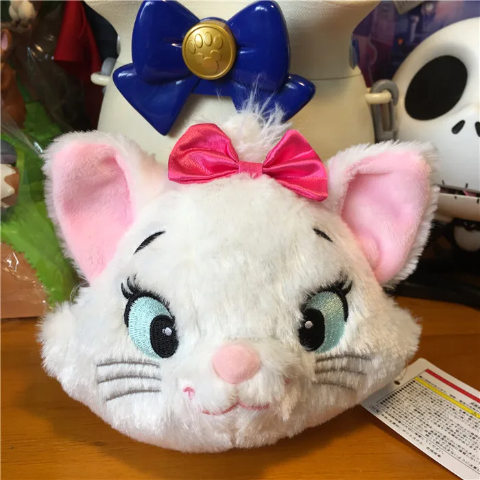 Marie Cat Милый 3D мультфильм Ститч чип и Дейл Дональд Дак Мэри Чеширский кот плюшевая сумка через плечо маленькие сумки через плечо детское Портмоне Кошельки - Цвет: Marie Cat