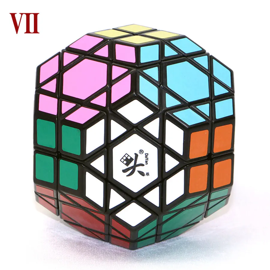 Gem V7 (Black) Магический куб головоломка Даян драгоценный камень куб V1 V2 V3 V4 V5 V6 V7 V8 большой алмазный камень странной формы специальный куб Развивающие игрушки игра подарок - Цвет: Gem V7 (Black)