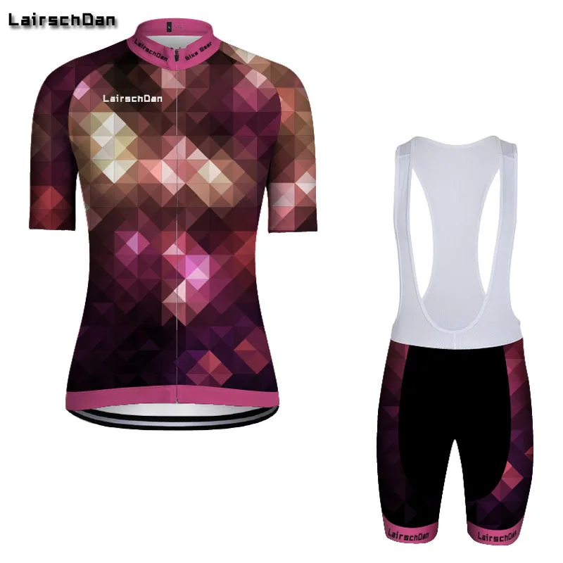 SPTGRVO LairschDan 2019 красочные с коротким рукавом Mtb велосипедная форма комплект летние