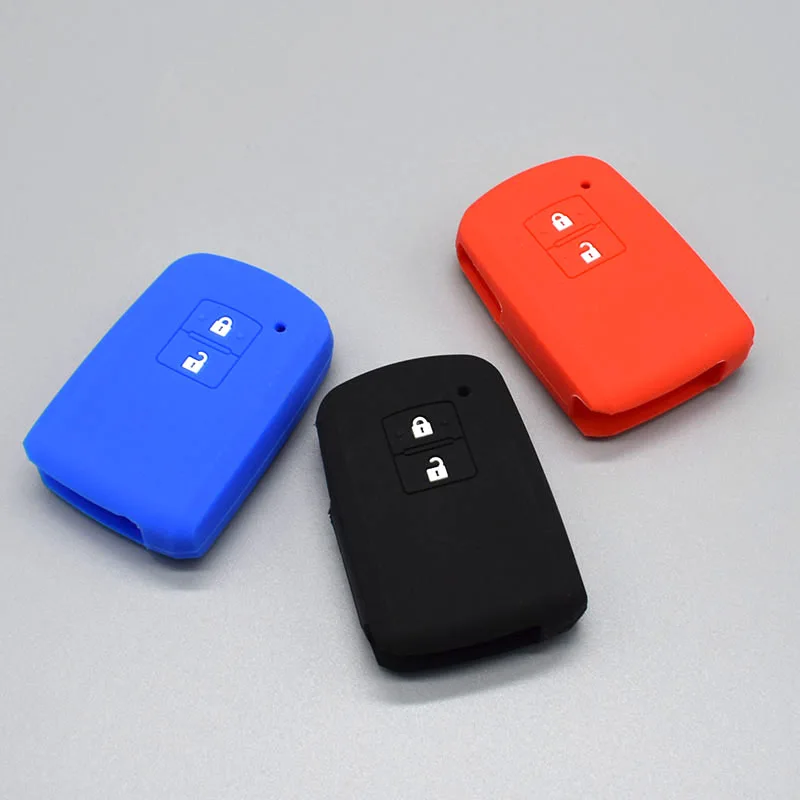 Кожаный чехол для Toyota Camry RAV4 Avalon auris key cover 2013 2 кнопки защитный смарт-ключа