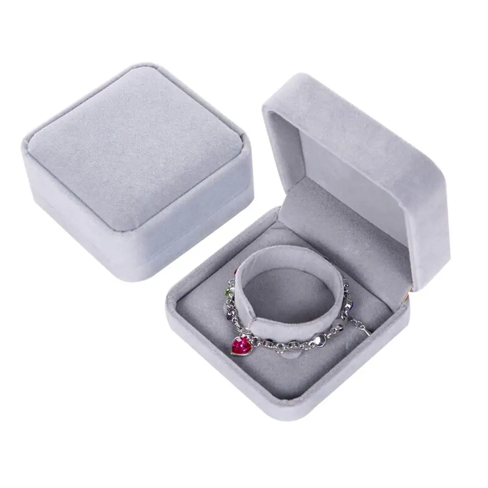 

Elegant Square Bracelet Storage Box Bangle Jewelry Holder Gift Packaging Case