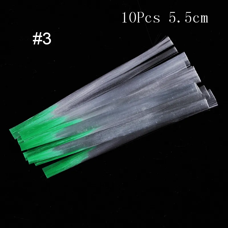pattern 3 Fiberglass for UV Builder Extension Gel Acrylic Tips Nail Form Clips Colorful Fiberglass Fibernails Manicure Nail Art Tools - Цвет: pattern 3