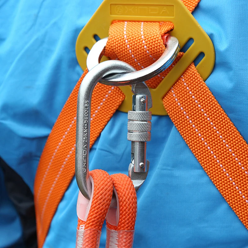 Сверхмощный ремень безопасности для скалолазания/воздушной работы с крючком