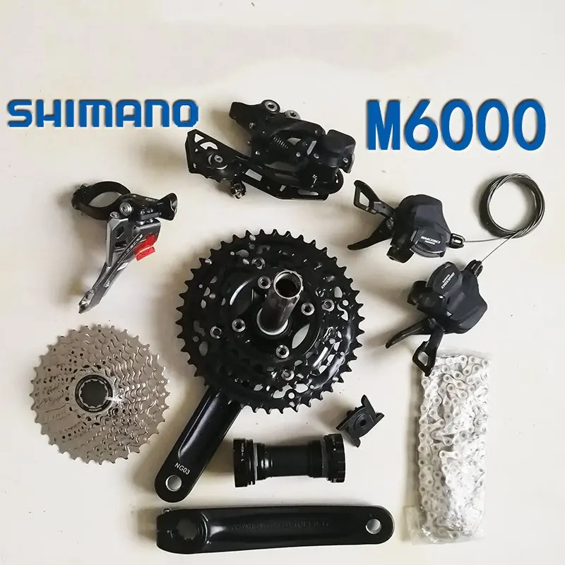 SHIMANO Deore M6000 3x10 скоростной MTB велосипед набор 3 шт/7 шт Маленький/Средний 42