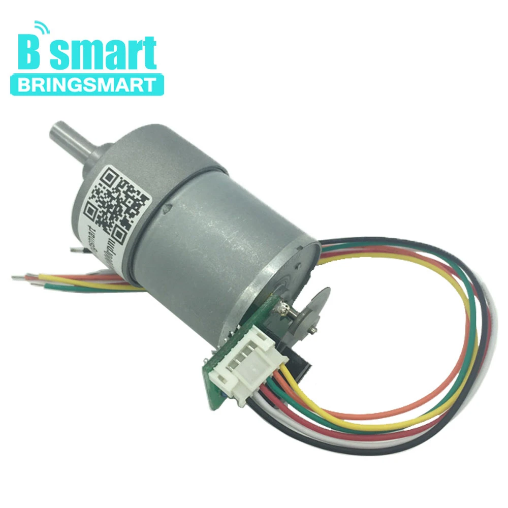 Фотоэлектрический мини-кодировщик Bringsmart 12 В 24 двигатель редуктора постоянного