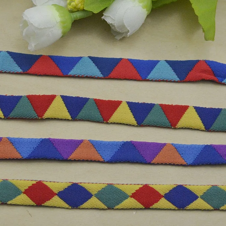 10Meter 1cm Decorative Webbing Polyester Stripe Satin Ribbon Trim for Hand-sewing Garment Bags Clothing Woven Belt | Дом и сад