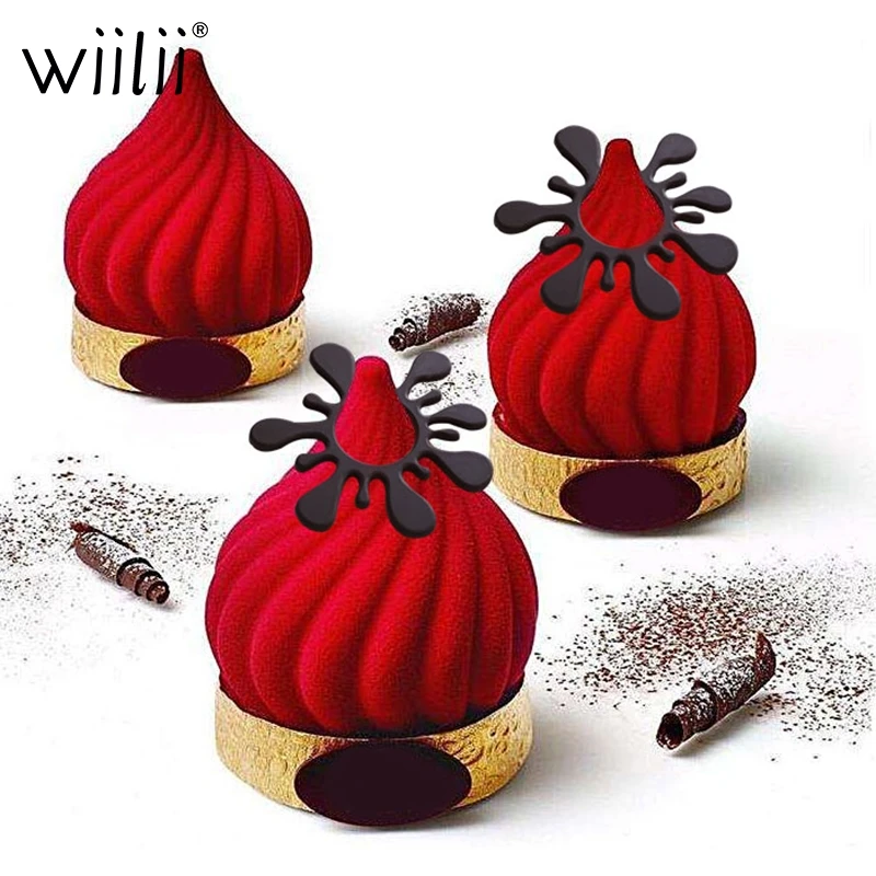 Сделай сам форма для шоколада с водяными цветами инструменты украшения торта