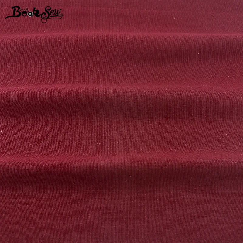 Booksew цвет красного вина Текстиль для дома из хлопка и льна Ткань скатерти Подушка