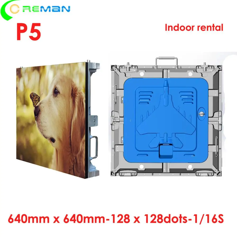 Top star indoor outdoor full color P5 china led panel 640*640mm electronic power advertising display screen | Электронные