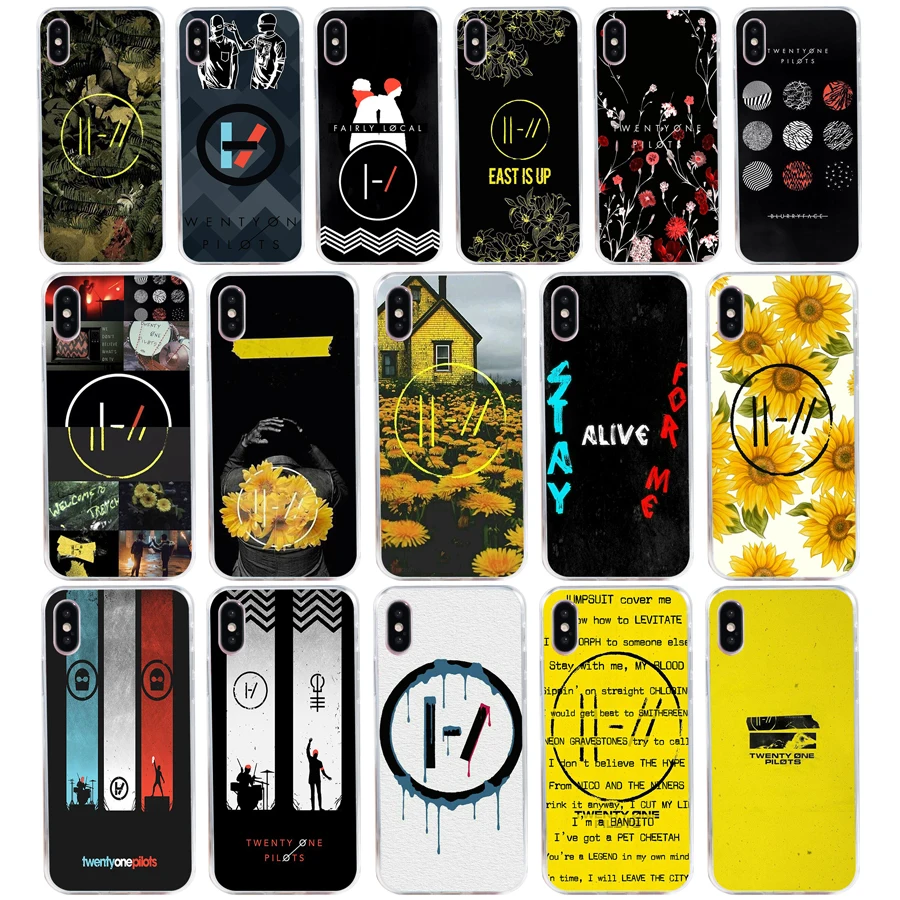 Силиконовый чехол для телефона Twenty One Pilots 21 iPhone 7 8 Plus XS MAX XR X 6 6S 5 SE Coque