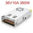 36 в 10 А 360 Вт источника Светодиодные драйвер импульсного камеры видеонаблюдения полосы переменного тока 100-240 В вход в постоянный ток 36 В светодиодная лента блок питания