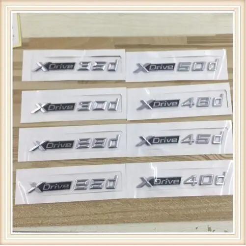 1 шт. новый автомобильный Стайлинг 3D ABS Xdrive 20d 25d 28d 30d 35d 40d 45d 48d 50d боковой значок