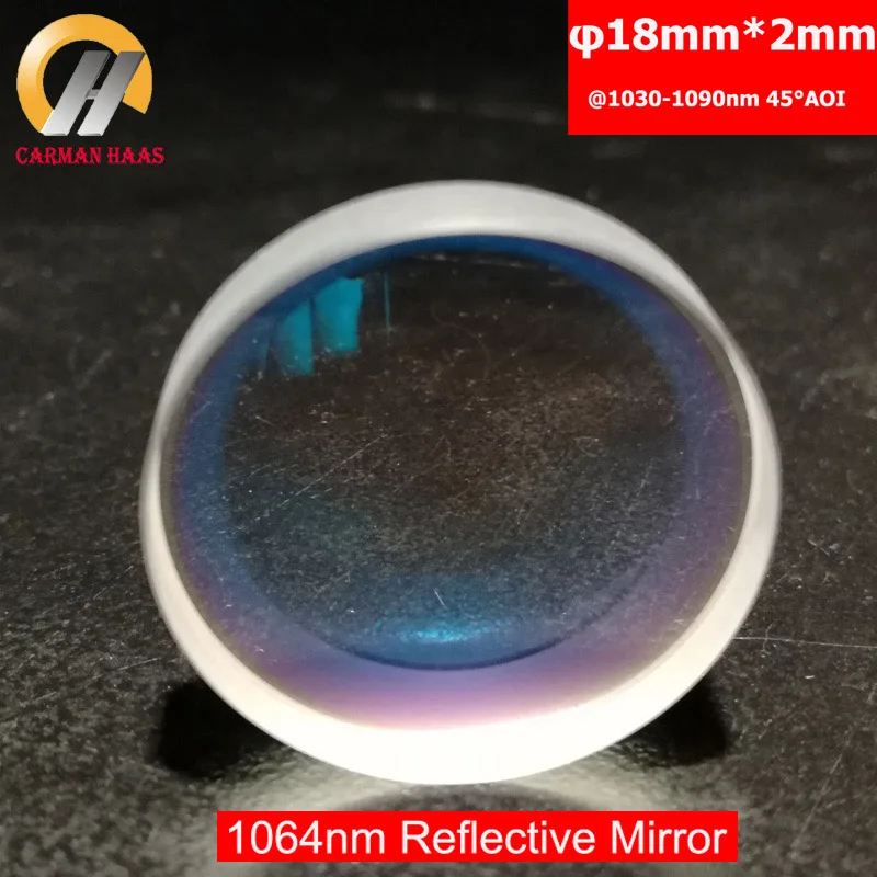 Отражающая зеркальная отражающая Лазерная линза Carmanhaas Fiber YAG 1064 нм диаметр 20 мм * 3