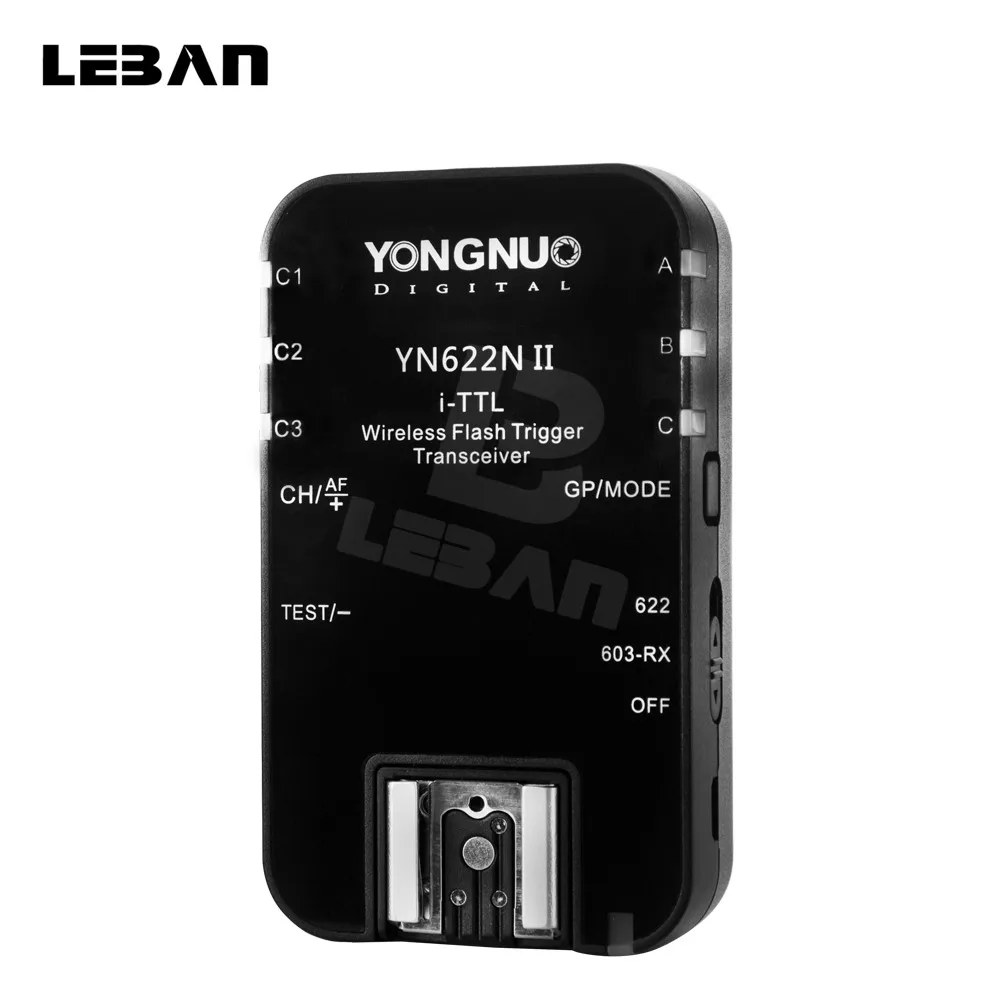 Беспроводной триггер Yongnuo YN 622N II для Nikon D70 D70S D80 D90 D200 D300 D300S D600 D800|flash trigger|trigger for nikonttl
