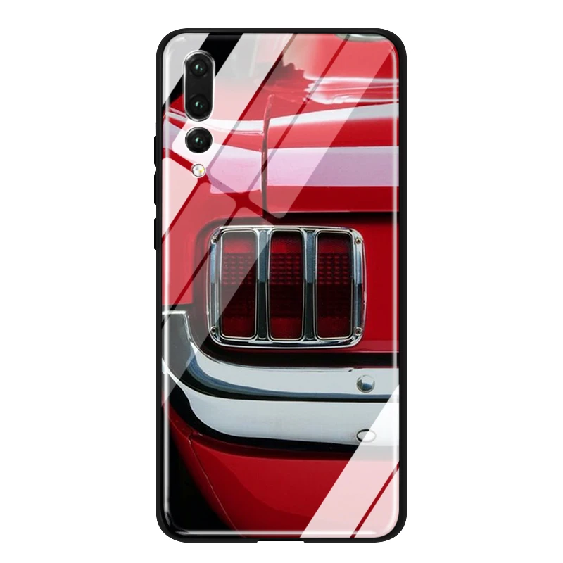 TG7 Чехол Lavaza CLASSIC MUSTANG со стеклянными задними фонарями из ТПУ для huawei mate 20 P10 P20 P30 Y6 Y9 P smart lite Pro - Цвет: TG7