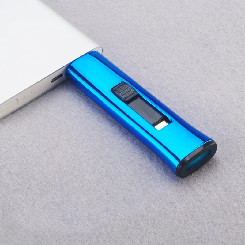 Двухсторонняя мини перезаряжаемая через USB Зажигалка Ветрозащитная зажигалки