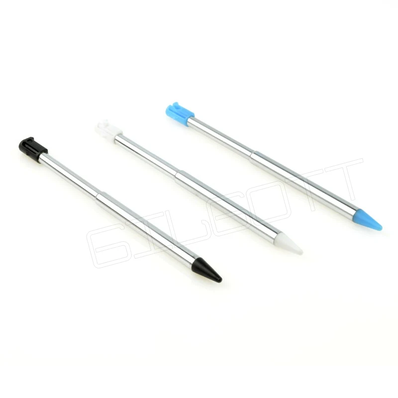 3 шт цвета металлический Выдвижной Стилус сенсорная ручка для Nintendo 3DS|pen 3ds|stylus for