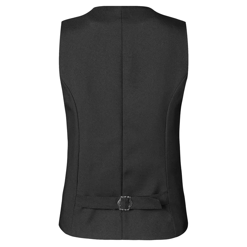 Мужская одежда 2018 деловой жилет на 4 пуговицах без рукавов облегающий мужской для