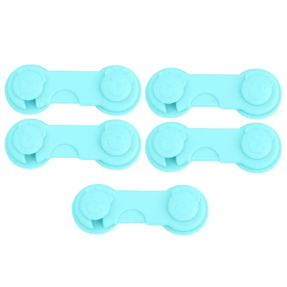 Зеленый 5 шт./компл. Детские Безопасность замки для выдвижных ящиков Детские защиты безопасности замок для шкафа холодильника окна для малышей шкаф замок - Цвет: Зеленый