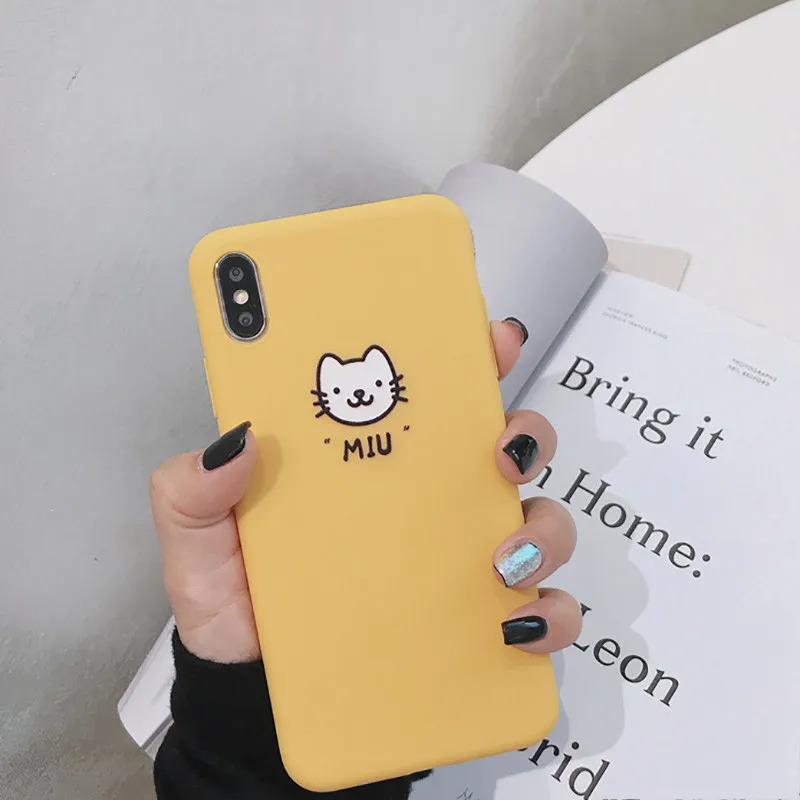 Чехол для телефона GYKZ с изображением животных iphone X XS MAX XR 7 8 6s 6 Plus Модный мягкий