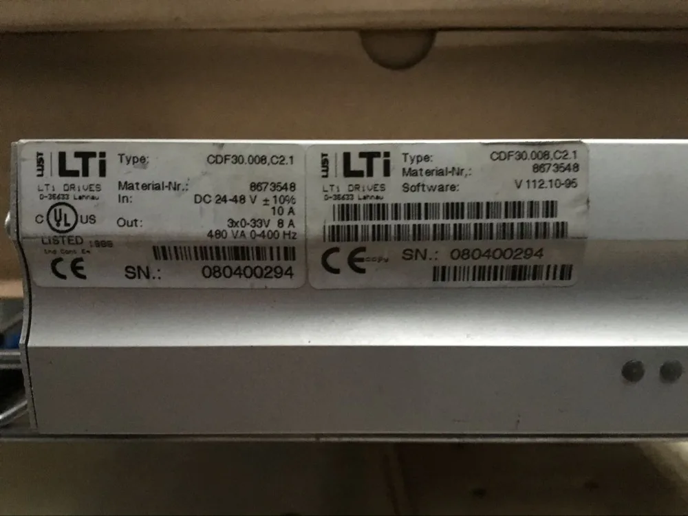 

CDF30.008.C2.1 Used Good In Condition With Free DHL