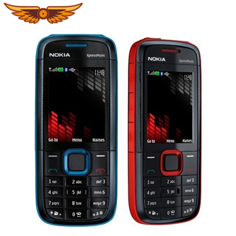 Оригинальный Nokia 5130 Xpress музыкальная русская клавиатура б/у мобильный телефон