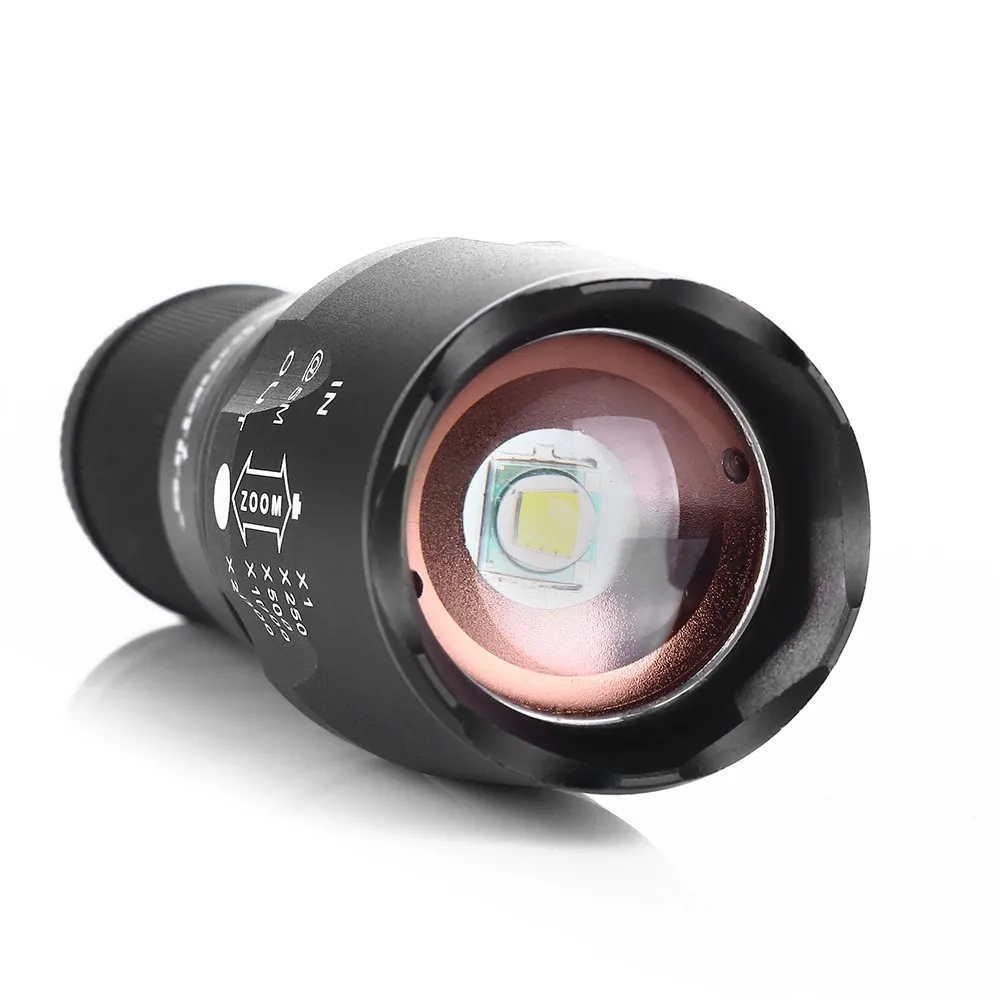 AloneFire X800 светодиодный тактический вспышки светильник CREE XML T6 L2 U3 светодиодный зум прожектор светильник поход фонарь лампа AAA 26650 Перезаряжаемые Батарея