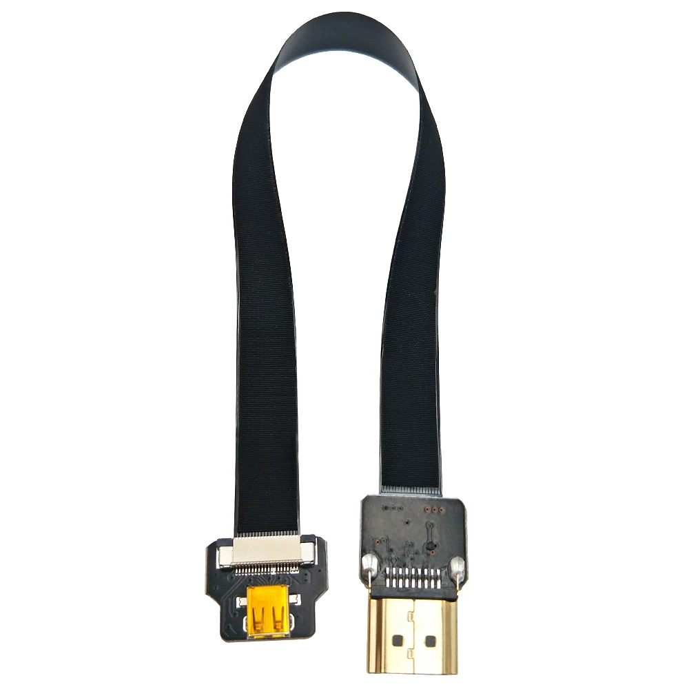Danspeed 20 см для мужчин и женщин M/F FPV HDMI Тип в V1.4 микро плоский кабель аэрофотосъемки