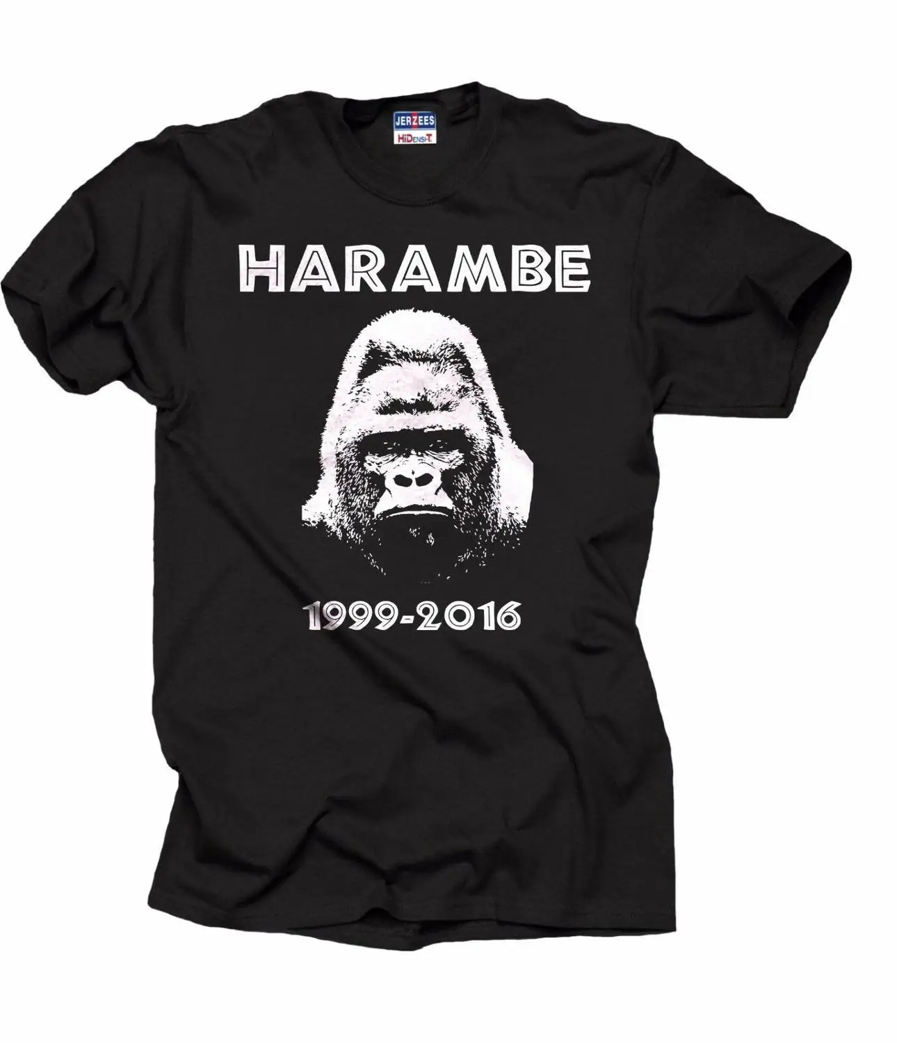 Футболка с Горилла харамбе рубашка поддержкой Harambe 2019 модные брендовые мужские