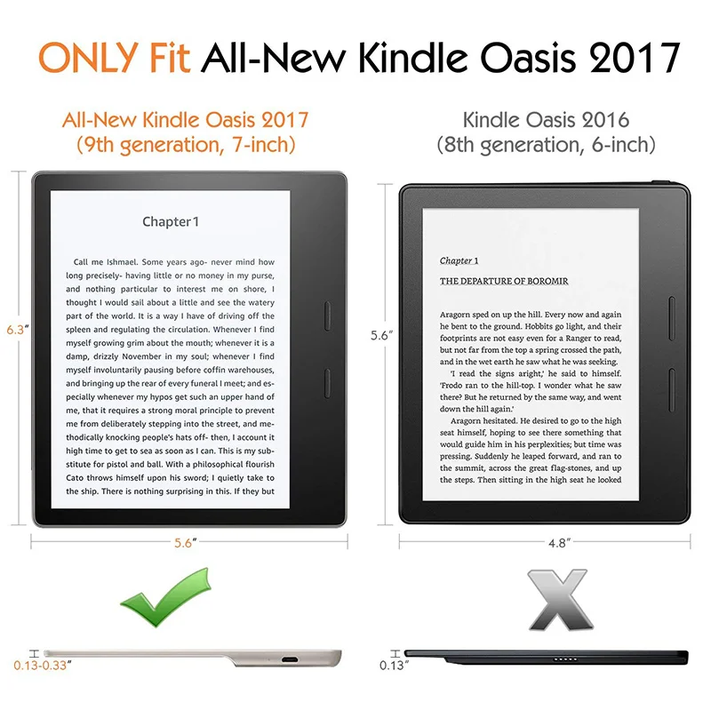 Чехол AROITA оригами для Kindle Oasis (только выпуска 9 го поколения 2017) защитный чехол с
