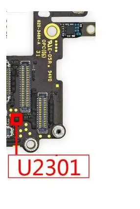 50 шт./лот оригинальная новинка для iPhone 6G 6 PLUS plus P + основная камера U2301 чип IC 2 8 В 4pin