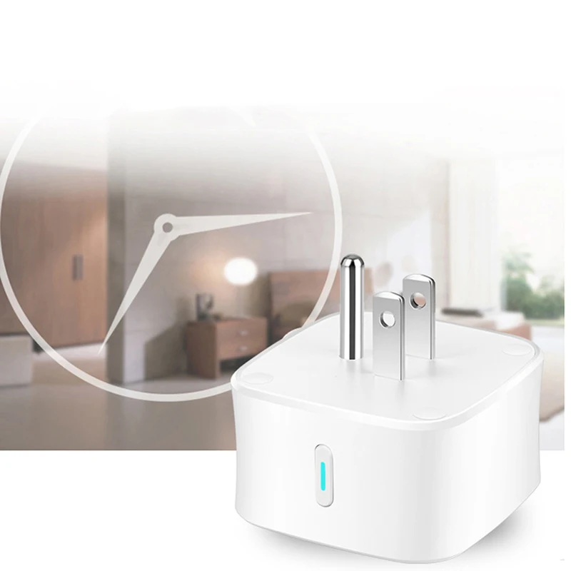 Wifi умная розетка монитор питания голосовое дистанционное управление домашняя