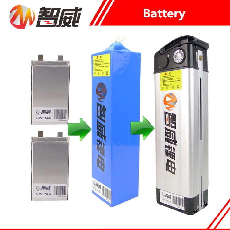 Литий-ионный перезаряжаемый аккумулятор 48 в 12 Ач для электровелосипедов (50 км) и