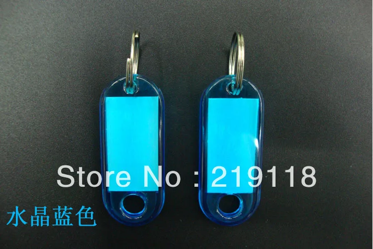100 шт. пустые кристаллические прямоугольные Брелоки для ключей багажа|keyring