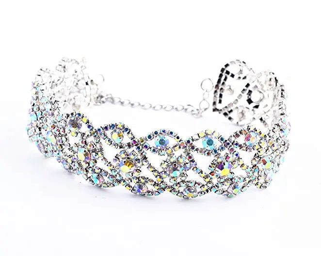 Женский чокер из сплава и фианита 2017 | Украшения аксессуары