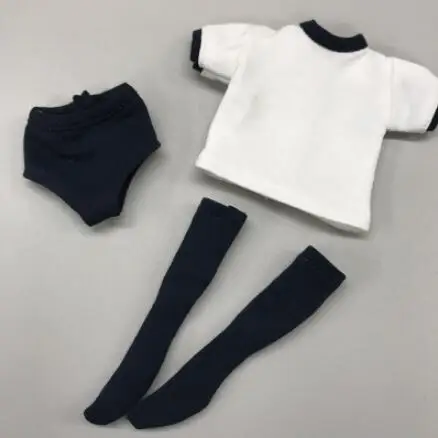 blak1set 3 шт./компл. 1/6 кукла Blyth Костюмы футболка+ нижнее белье+ носки спортивные наряды для Барби, obistu, Момоко, озон, аксессуары для куклы - Цвет: blak1set
